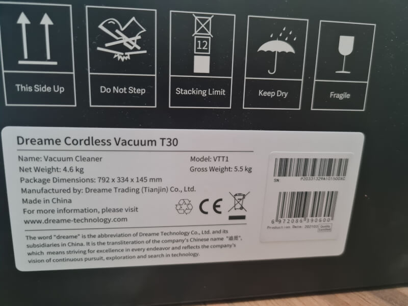 Cordless Dreame vacuumcleaner Eco dust støvsuger wall-mount cup T30 filter ledningsfri stick battery.jpg